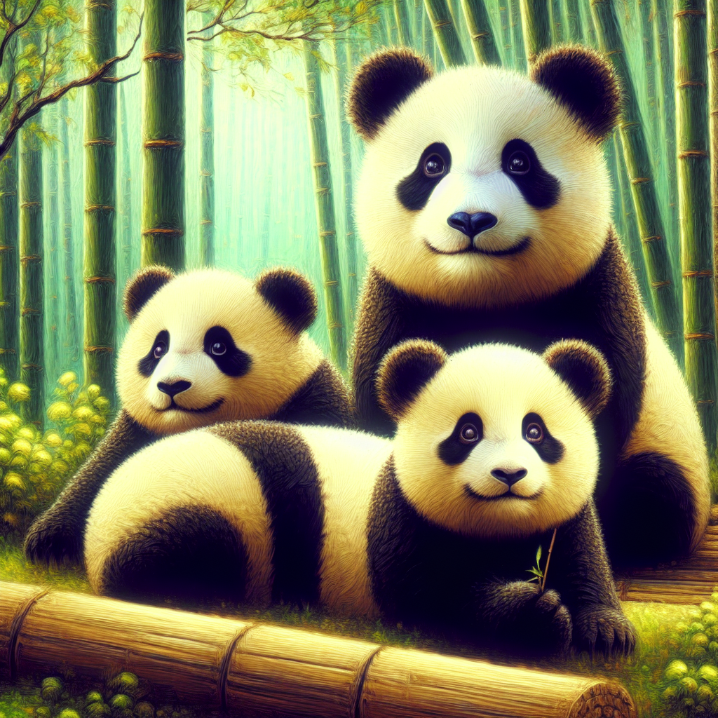 Pandas Without Black Eyes